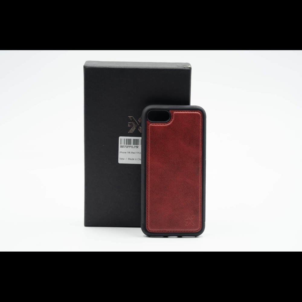Brown red iPhone case